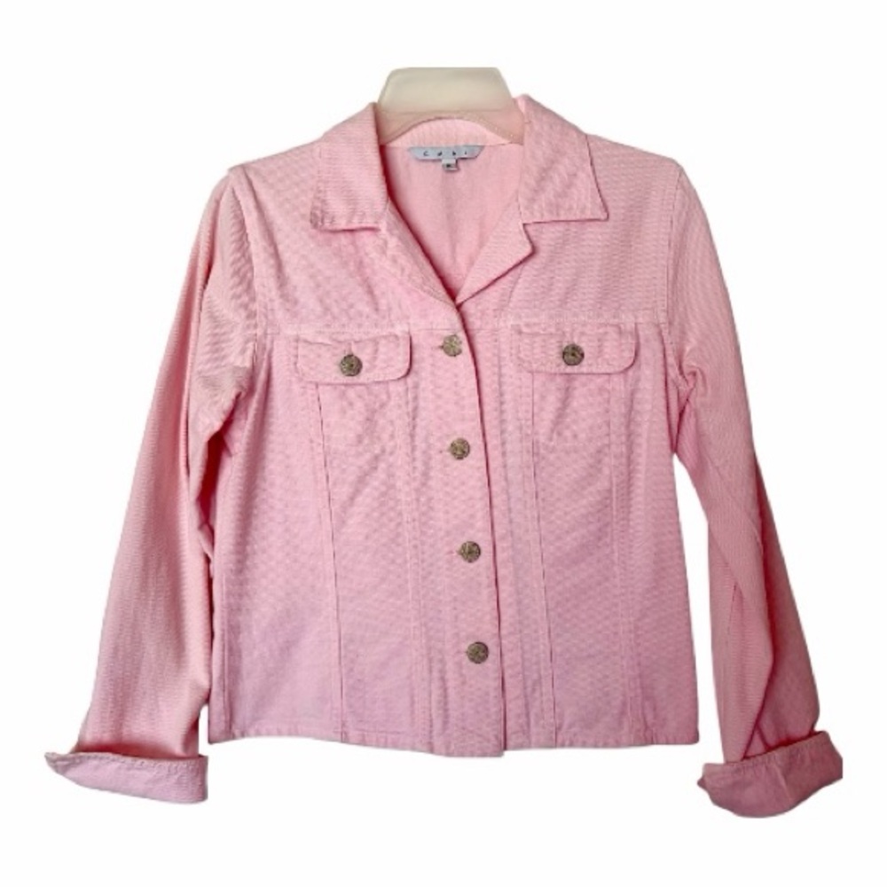 CABi‎ Vintage Pink Denim Jacket